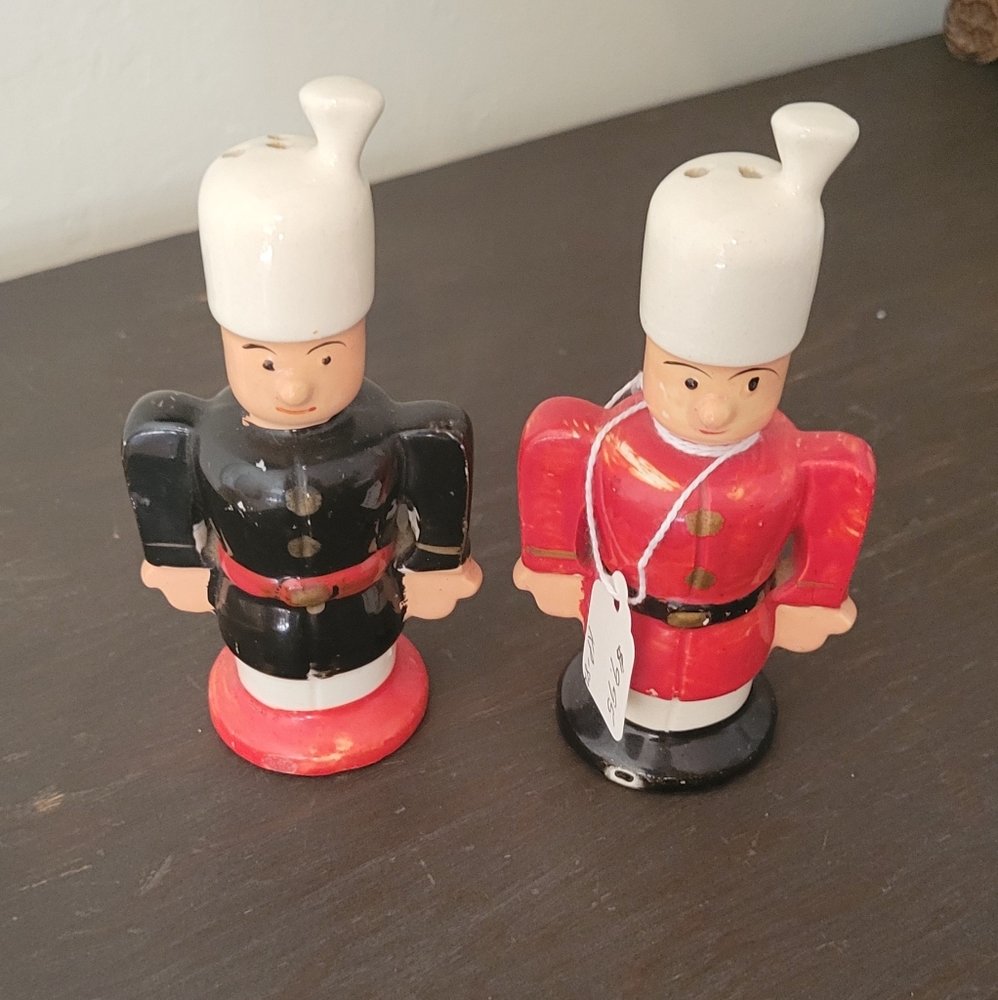 Vintage Nutcracker Soldiers Salt and Pepper Shaker